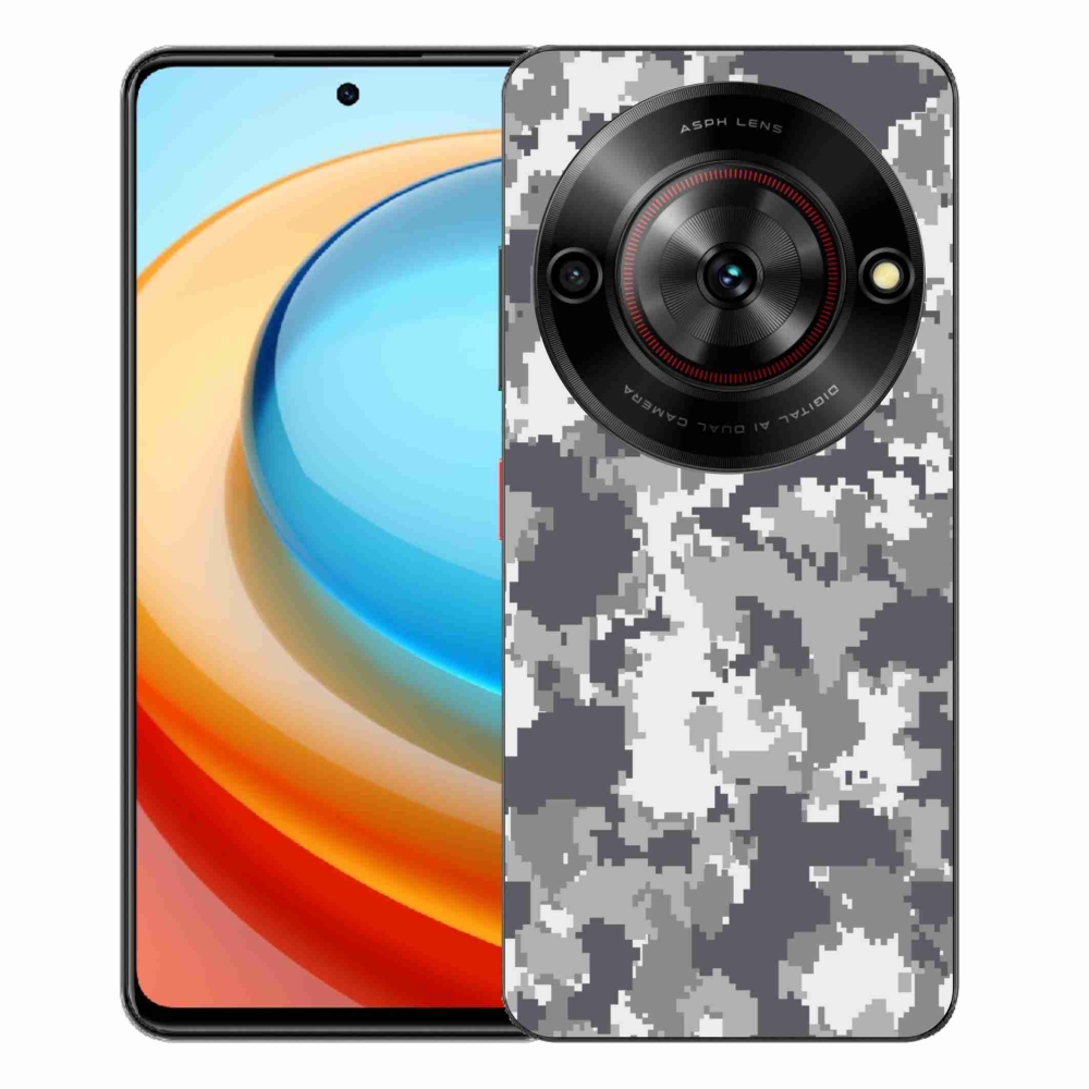 ZTE Blade A75 zselés tok mmCase - terepszínű minta 2
