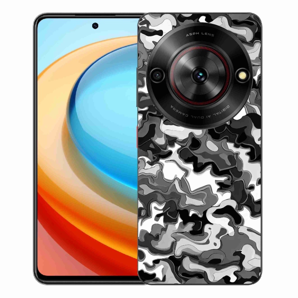 ZTE Blade A75 zselés tok mmCase - terepszínű minta 3