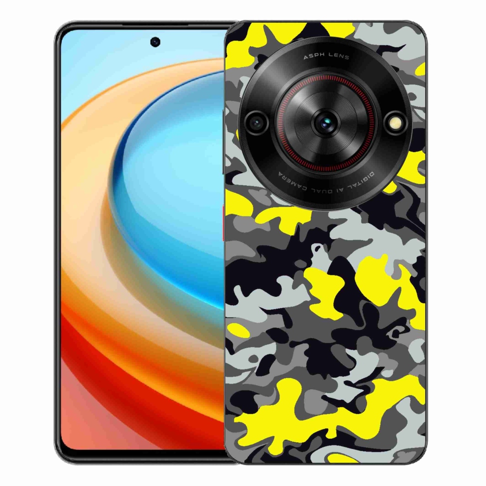 ZTE Blade A75 zselés tok mmCase - terepszínű minta 6