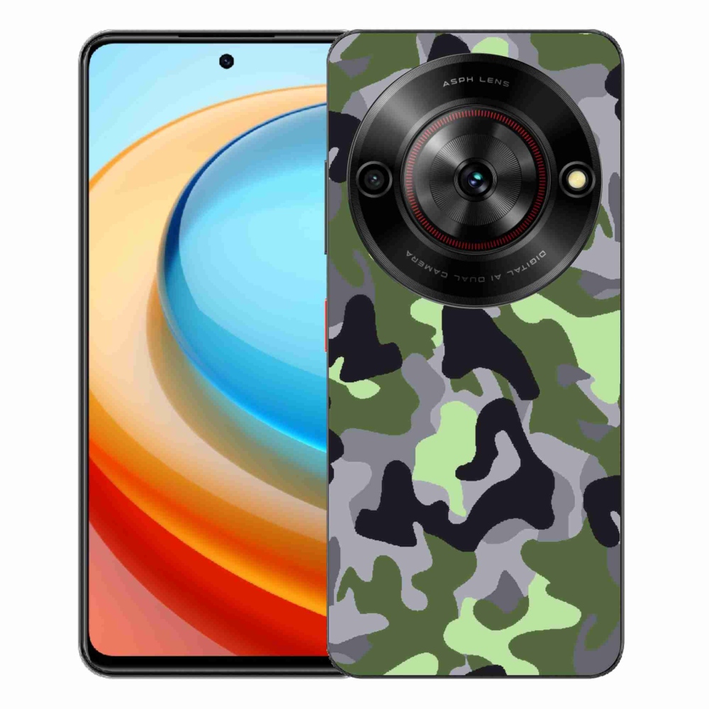 ZTE Blade A75 zselés tok mmCase - terepszínű minta 7