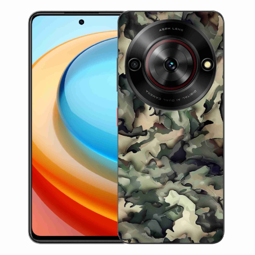 ZTE Blade A75 zselés tok mmCase - terepszínű minta 9