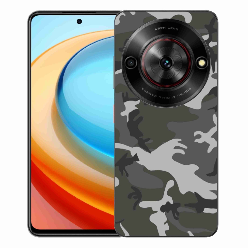ZTE Blade A75 zselés tok mmCase - terepszínű mintázat
