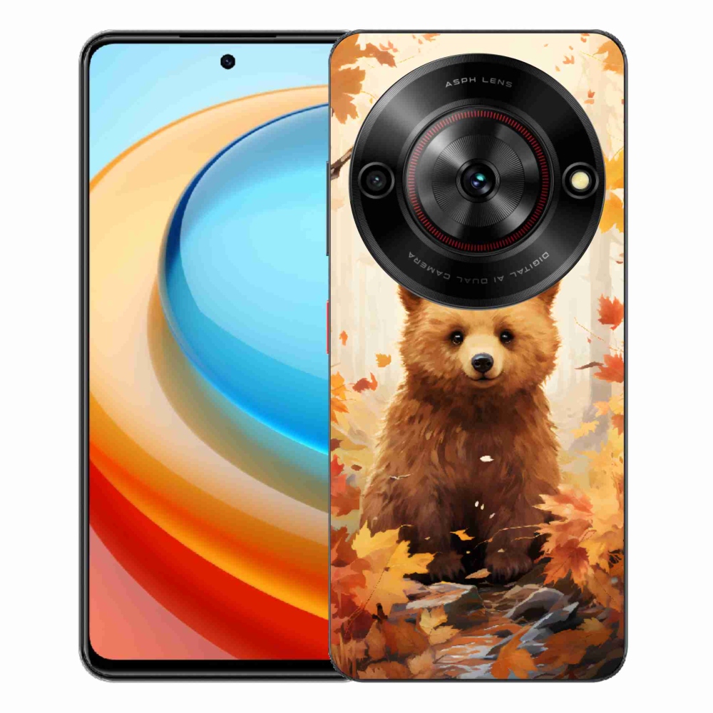 ZTE Blade A75 zselés tok mmCase - medve az erdőben