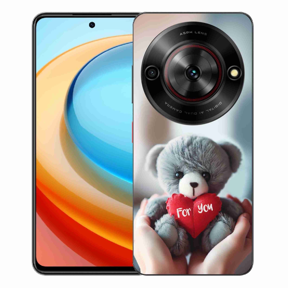 ZTE Blade A75 zselés borító mmCase - mackó a szerelmesek számára