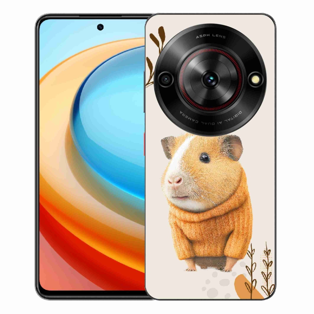 ZTE Blade A75 zselés tok mmCase - tengerimalac pulóverben