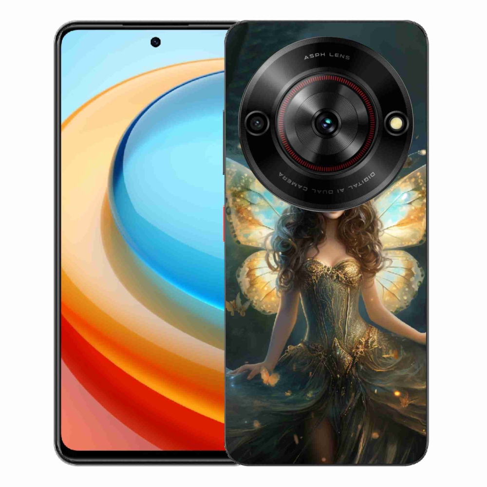 ZTE Blade A75 zselés tok mmCase - pillangó nőhöz