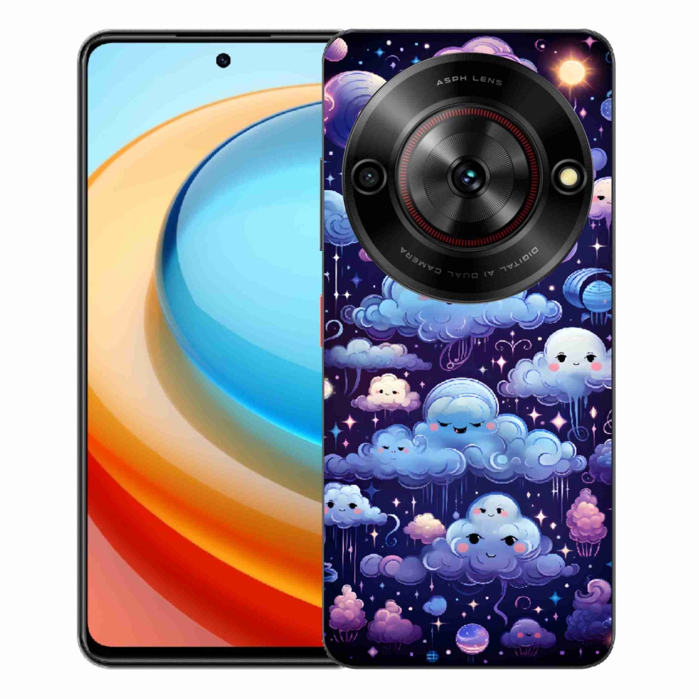 ZTE Blade A75 zselés tok mmCase - felhők