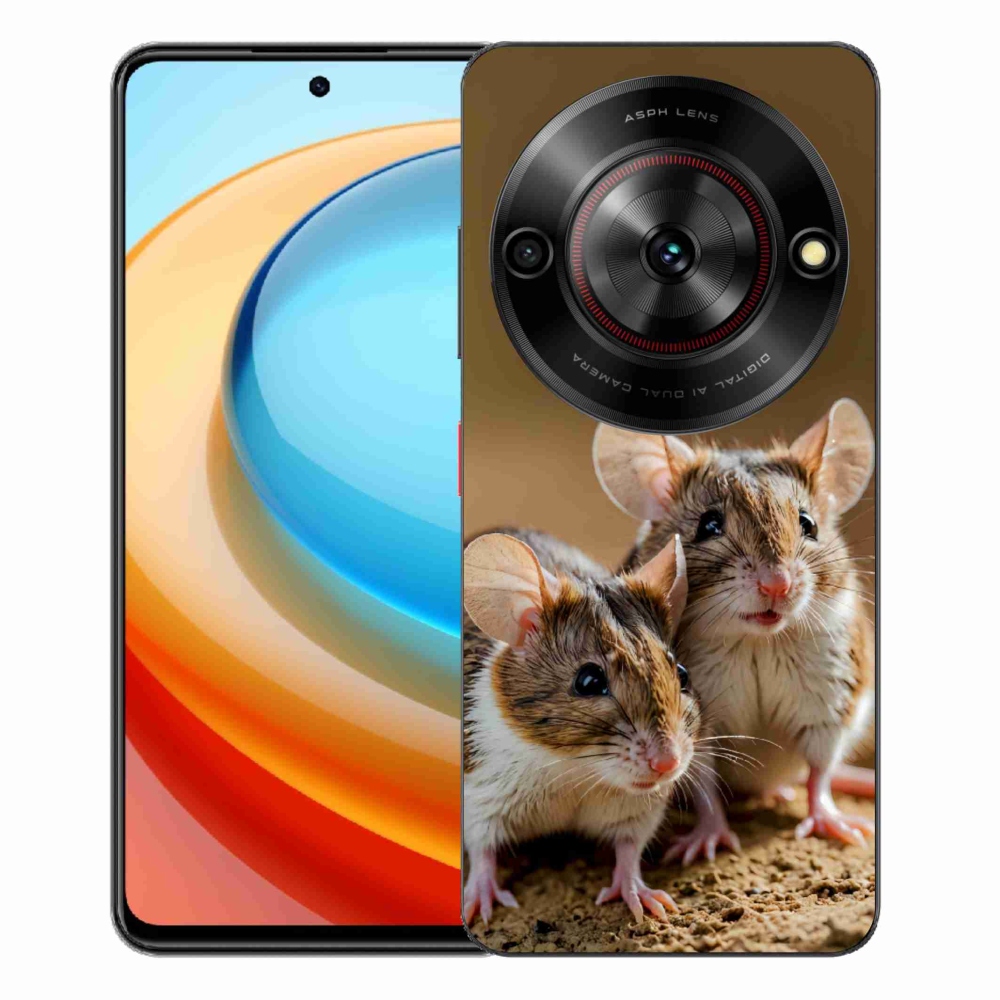 ZTE Blade A75 zselés tok mmCase - egér duóhoz