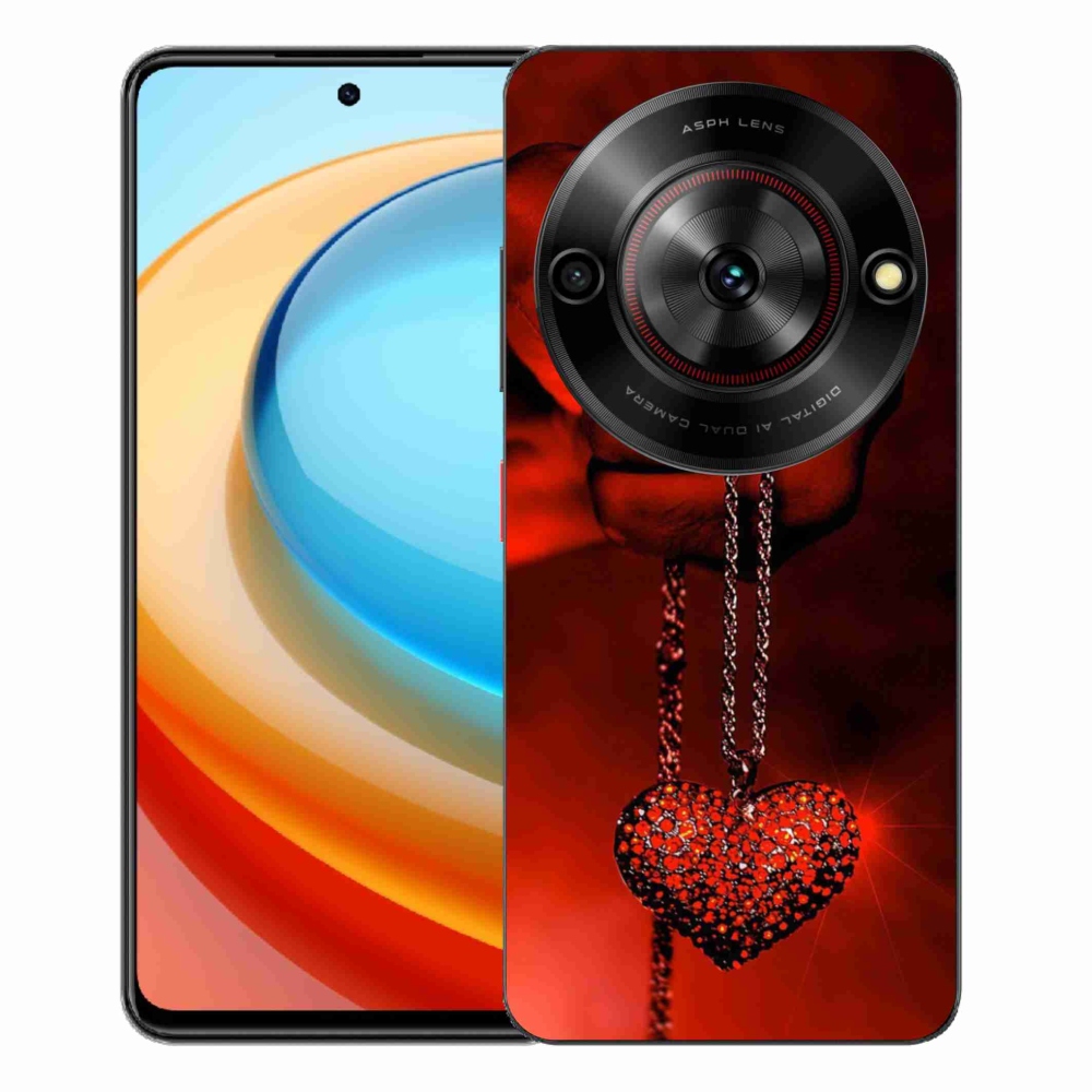 ZTE Blade A75 zselés tok mmCase - nyaklánc