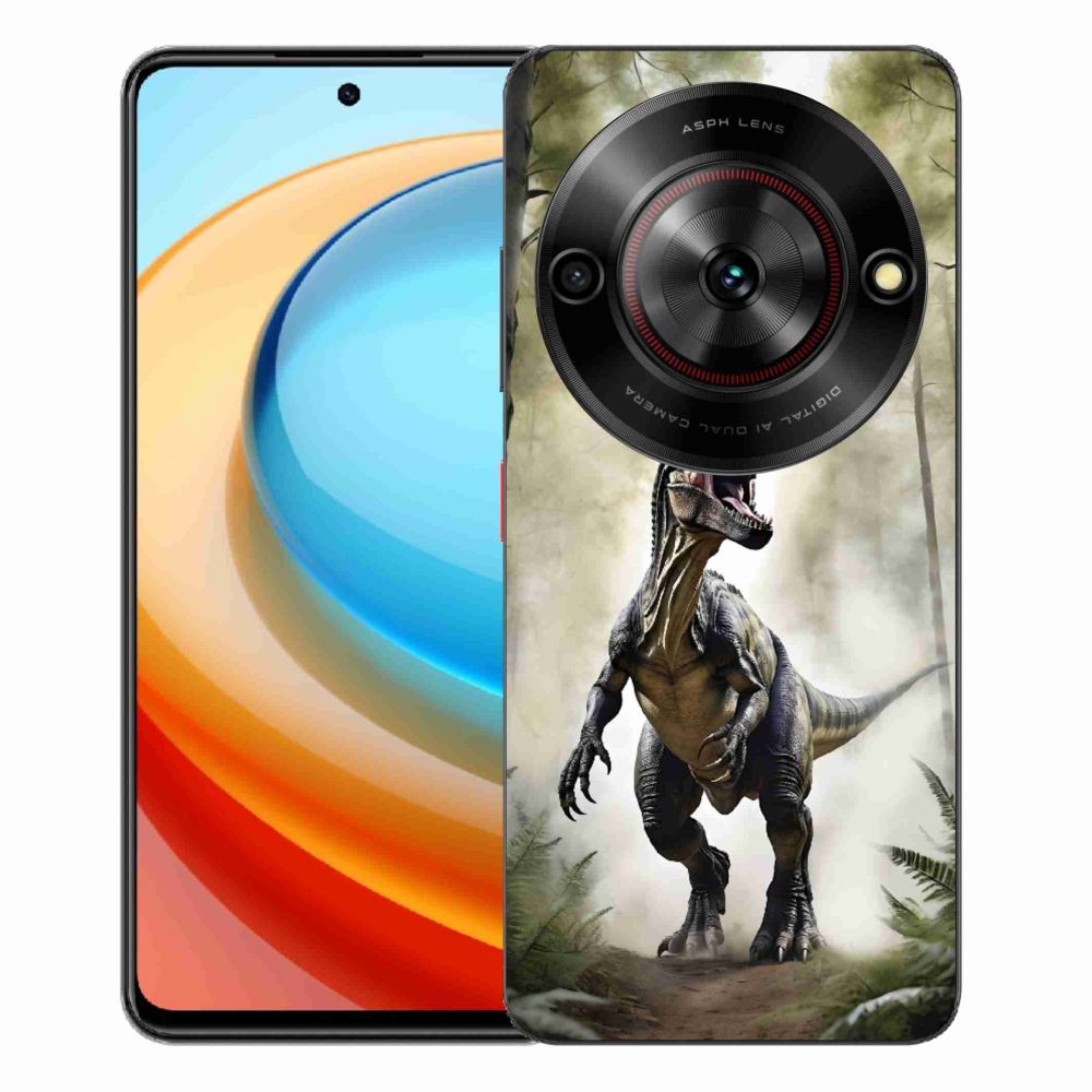 ZTE Blade A75 zselés tok mmCase - dühös T-Rex