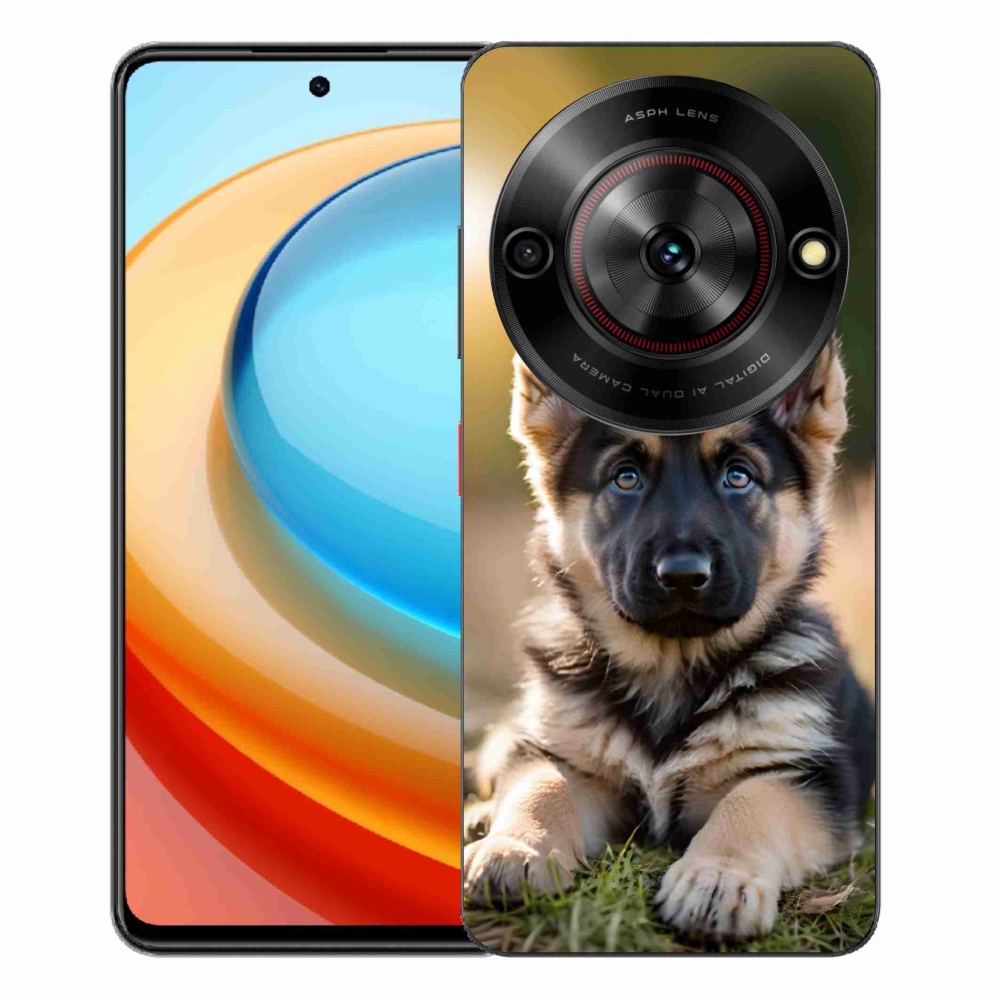 ZTE Blade A75 zselés borítás mmCase - Német juhászkutya a természetben