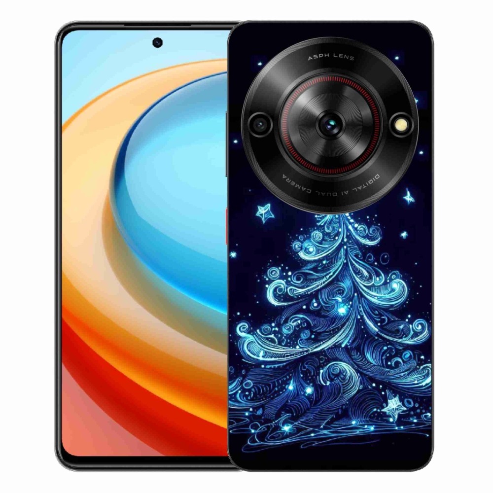 ZTE Blade A75 zselés borítás mmCase - neon karácsonyfa 4