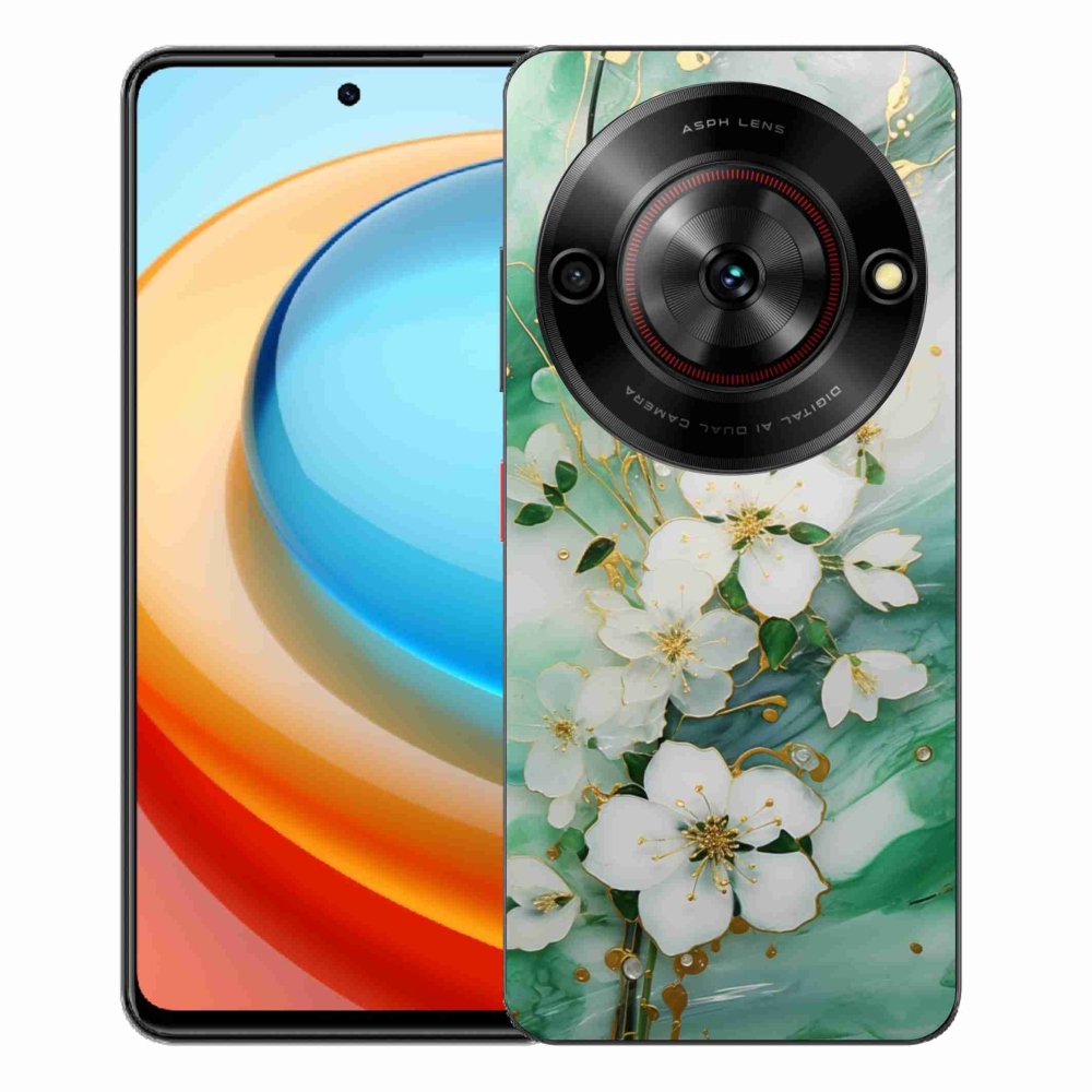 ZTE Blade A75 zselés tok mmCase - finom virágok