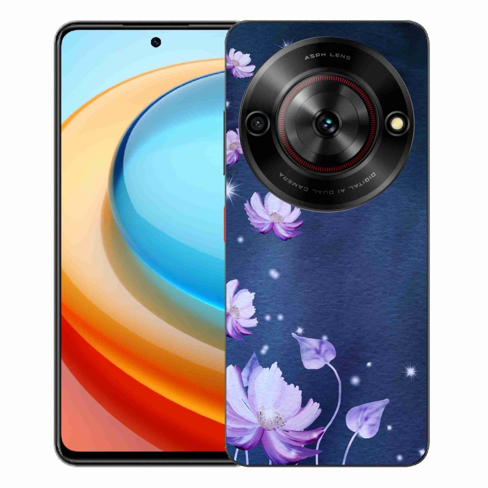 ZTE Blade A75 zselés tok mmCase - hulló virágok