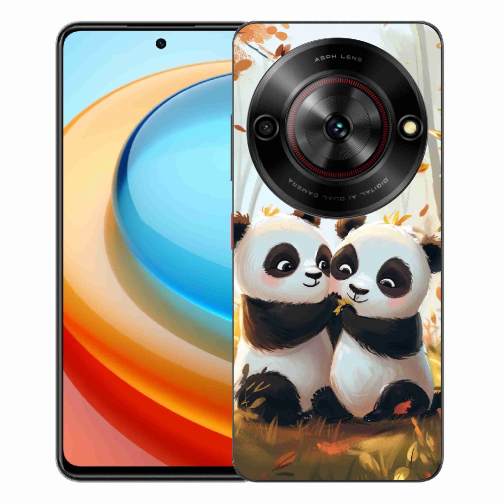 ZTE Blade A75 zselés tok mmCase - pandák