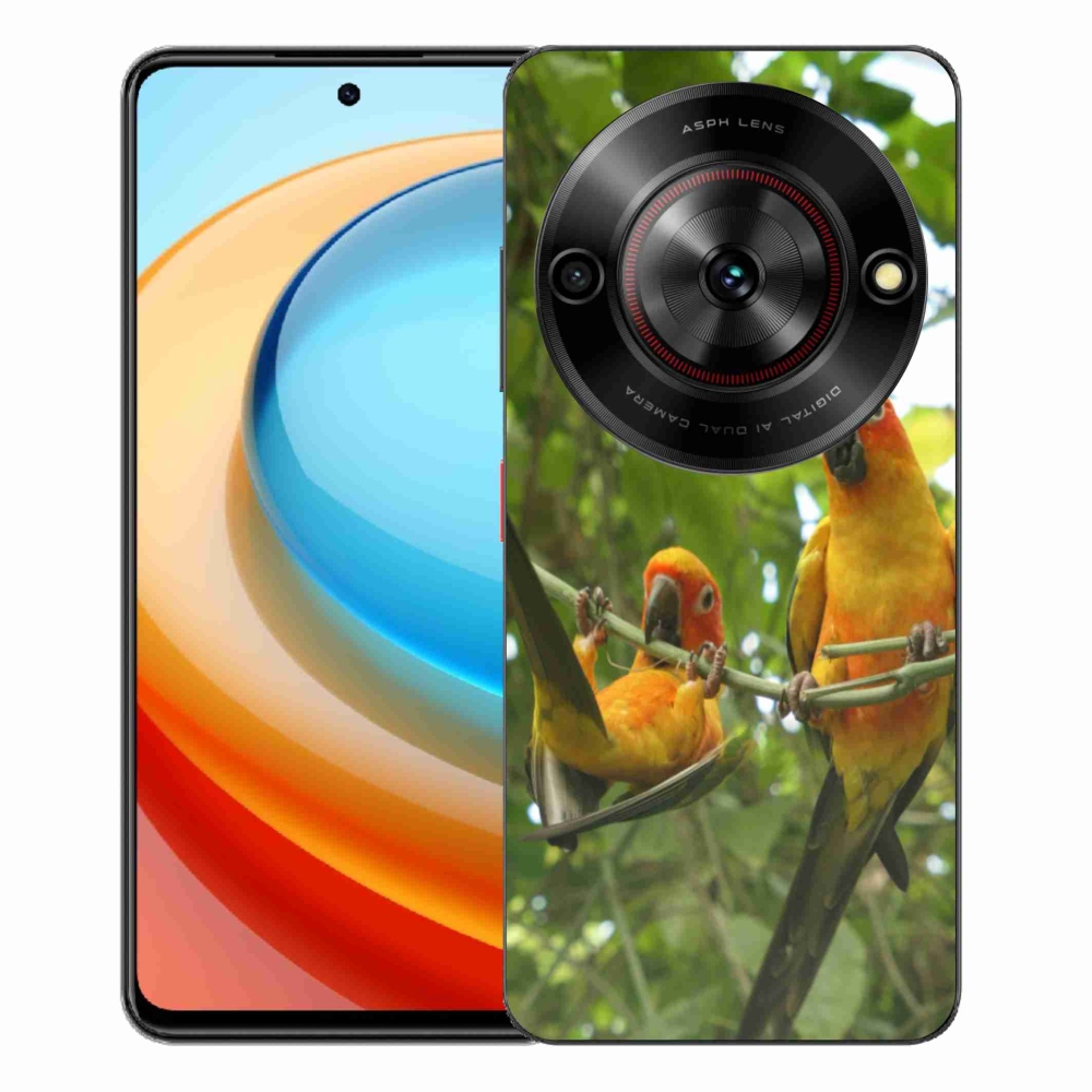 ZTE Blade A75 zselés borítás mmCase - papagájok aratingy