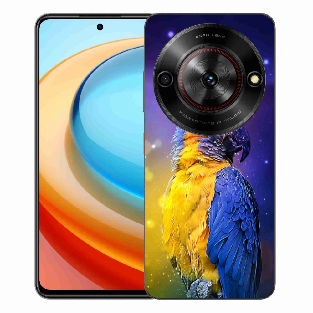 ZTE Blade A75 zselés tok mmCase - papagáj ara 1