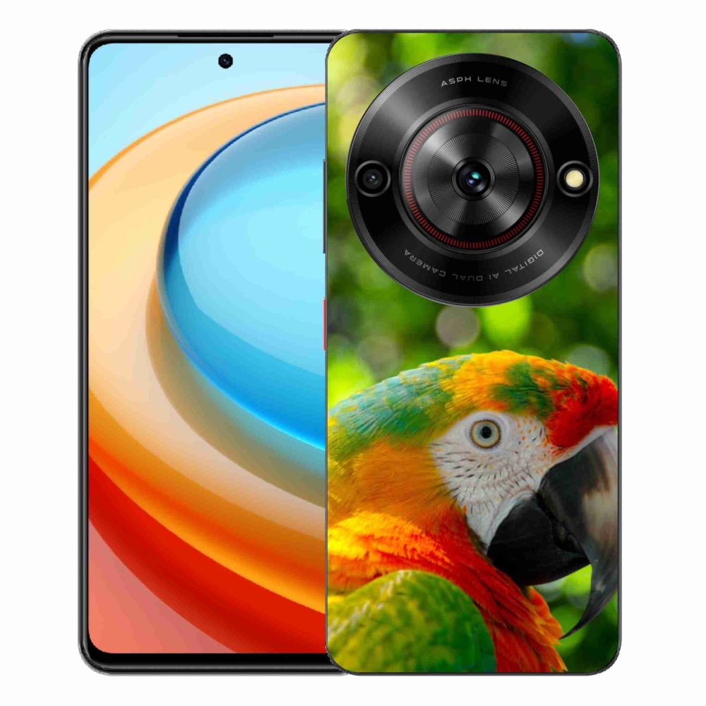 ZTE Blade A75 zselés tok mmCase - papagáj ara 3