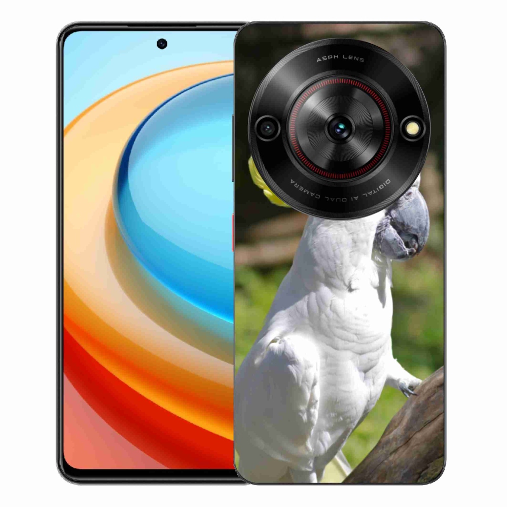 ZTE Blade A75 zselés tok mmCase - papagáj kakadu 2