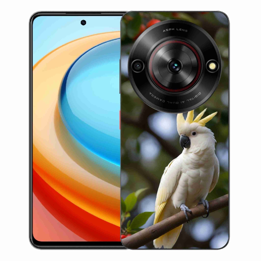 ZTE Blade A75 zselés tok mmCase - papagáj kakadu 3