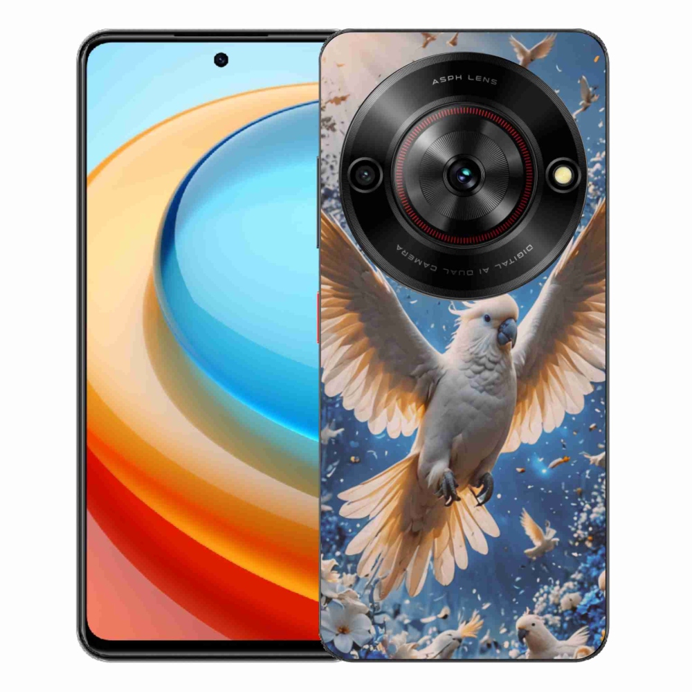 ZTE Blade A75 zselés tok mmCase - papagáj kakadu