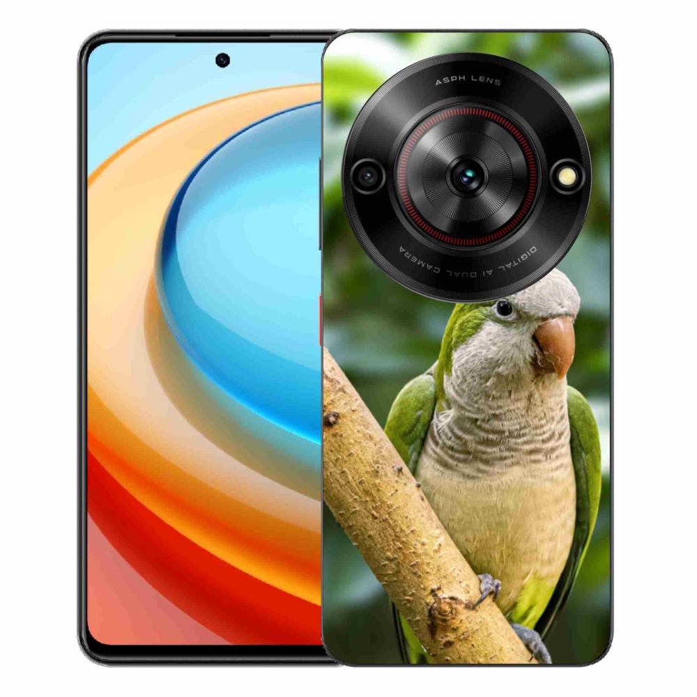 ZTE Blade A75 zselés tok mmCase - papagáj szerzetes