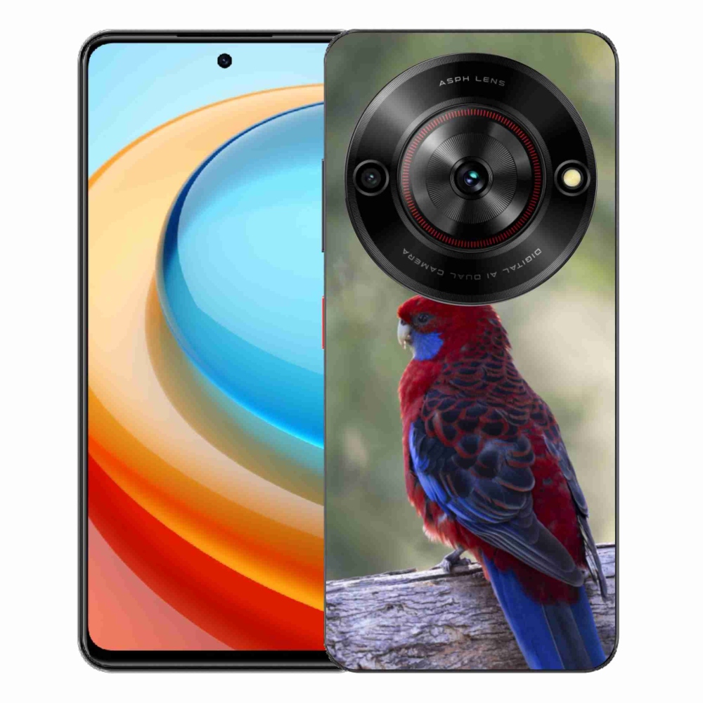 ZTE Blade A75 zselés tok mmCase - papagáj rosela