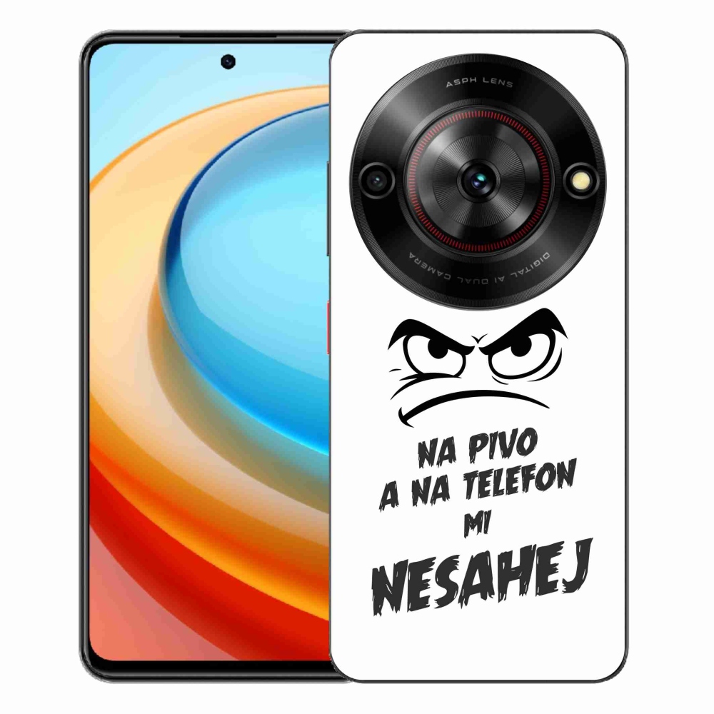 ZTE Blade A75 zselés tok mmCase - sör motívum 2 fehér háttér