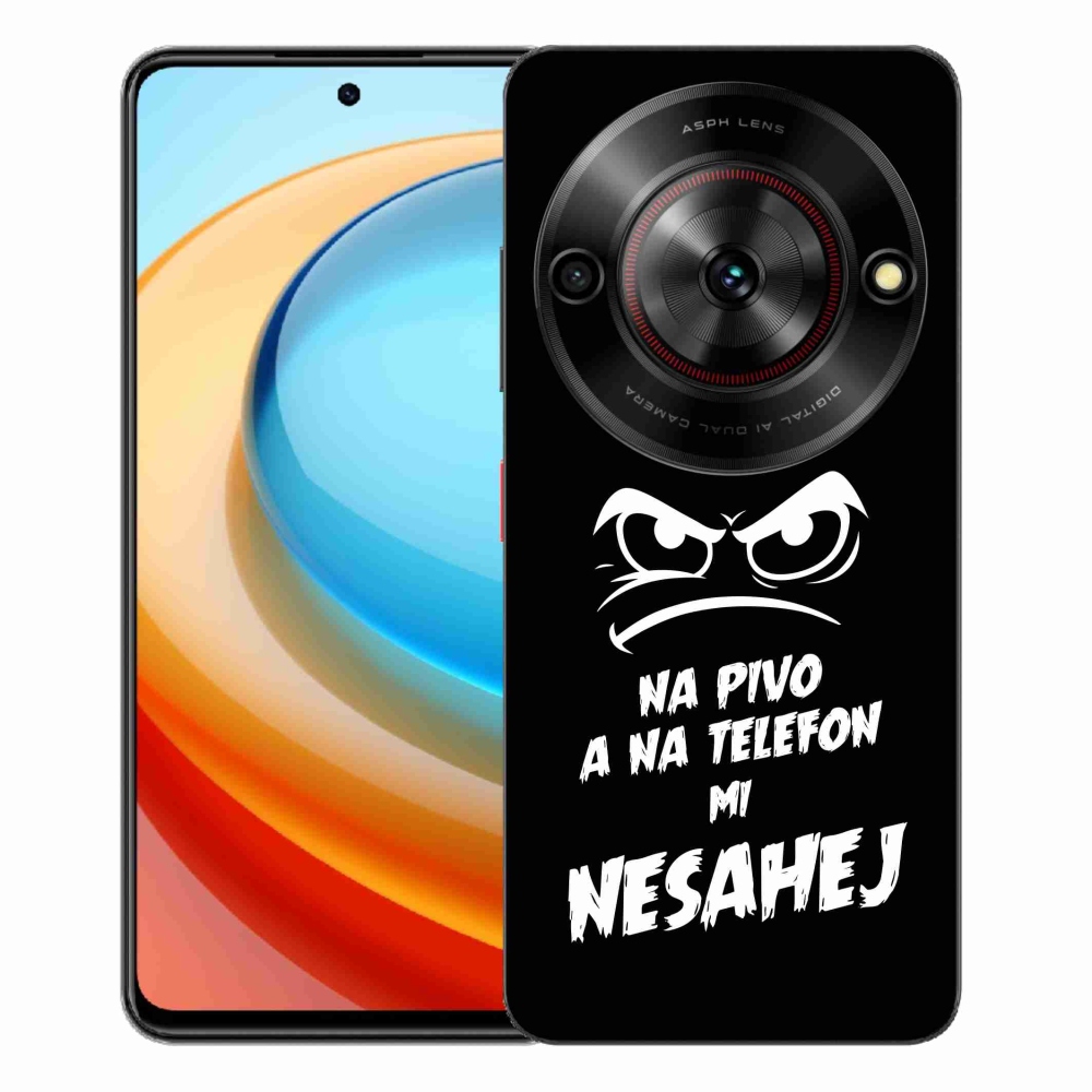 ZTE Blade A75 zselés tok mmCase - sör motívum 2 fekete háttér