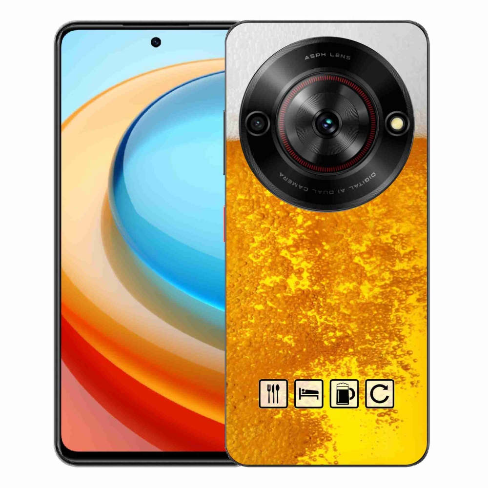 ZTE Blade A75 zselés borító mmCase - sör motívum 3