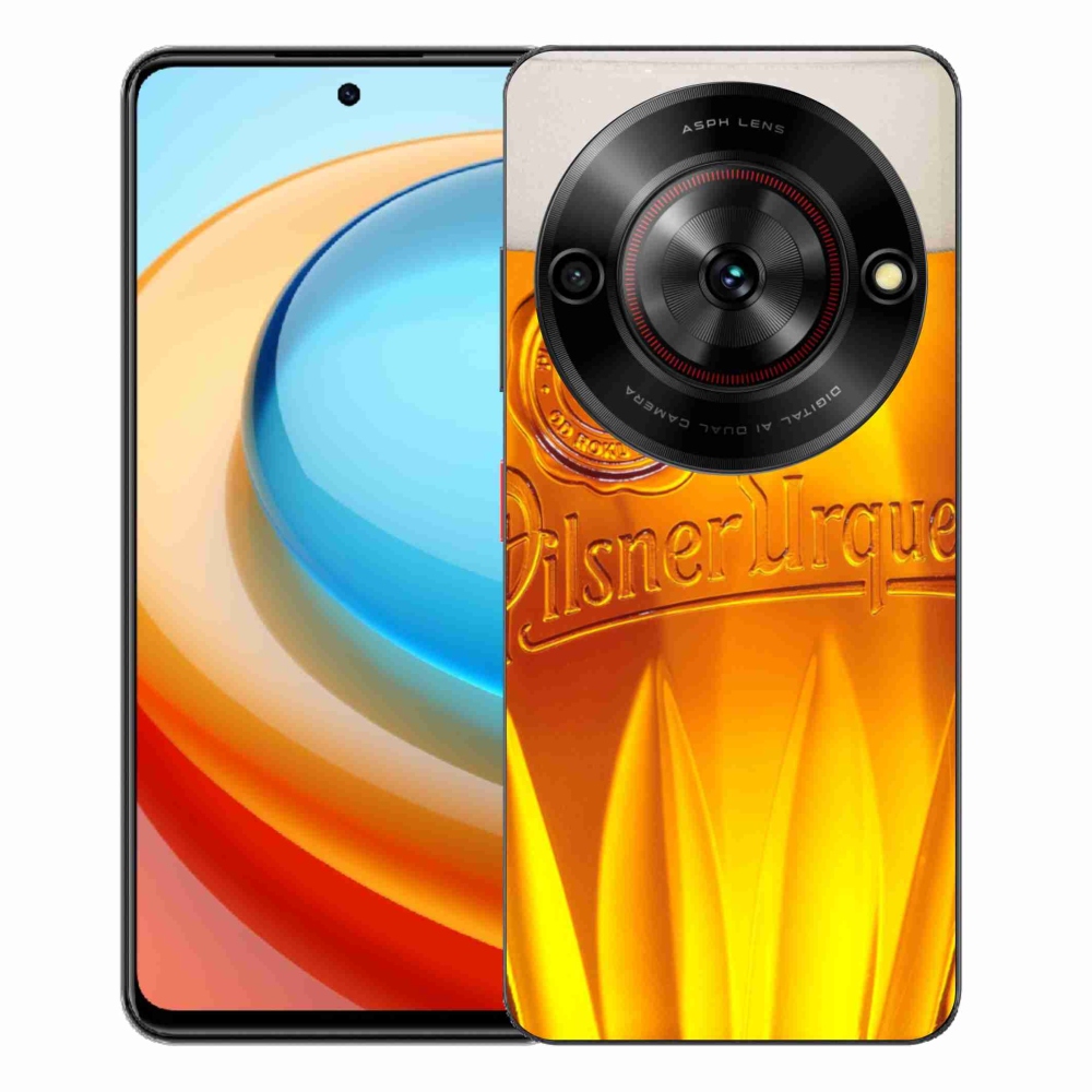 ZTE Blade A75 zselés tok mmCase - sör