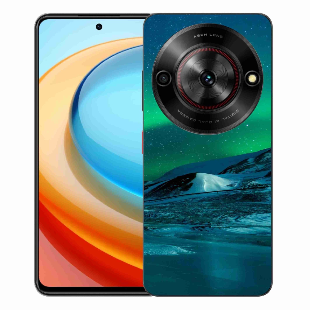 ZTE Blade A75 zselés tok mmCase - aurora borealis