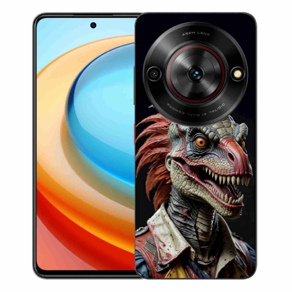 ZTE Blade A75 zselés borítás mmCase - punk dinoszaurusz