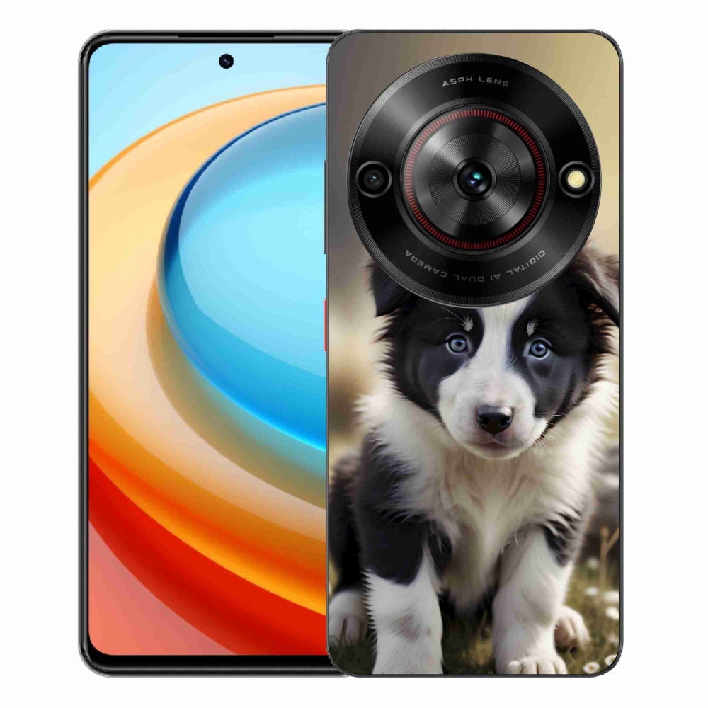 ZTE Blade A75 zselés tok mmCase - aranyos border collie