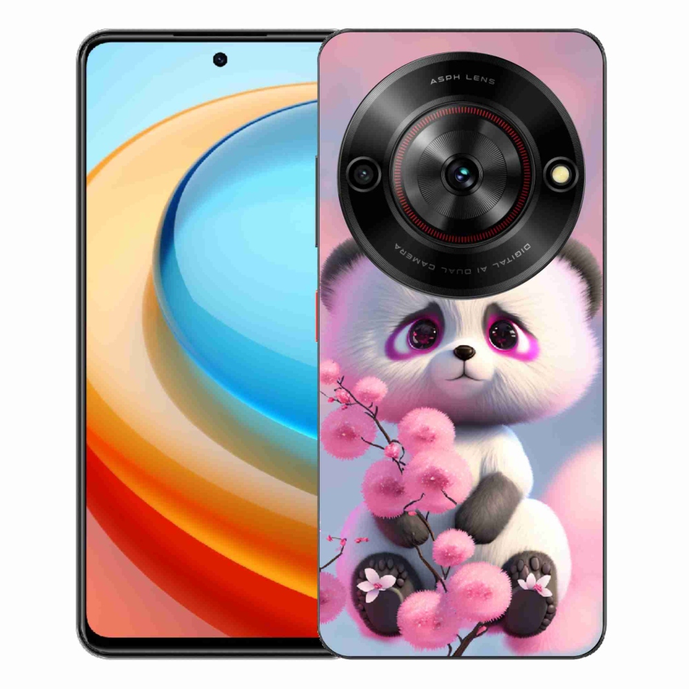 ZTE Blade A75 zselés borító mmCase - aranyos panda 1