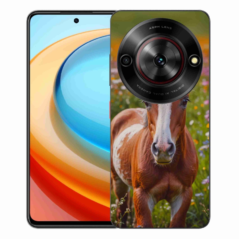 ZTE Blade A75 zselés borító mmCase - aranyos csikó