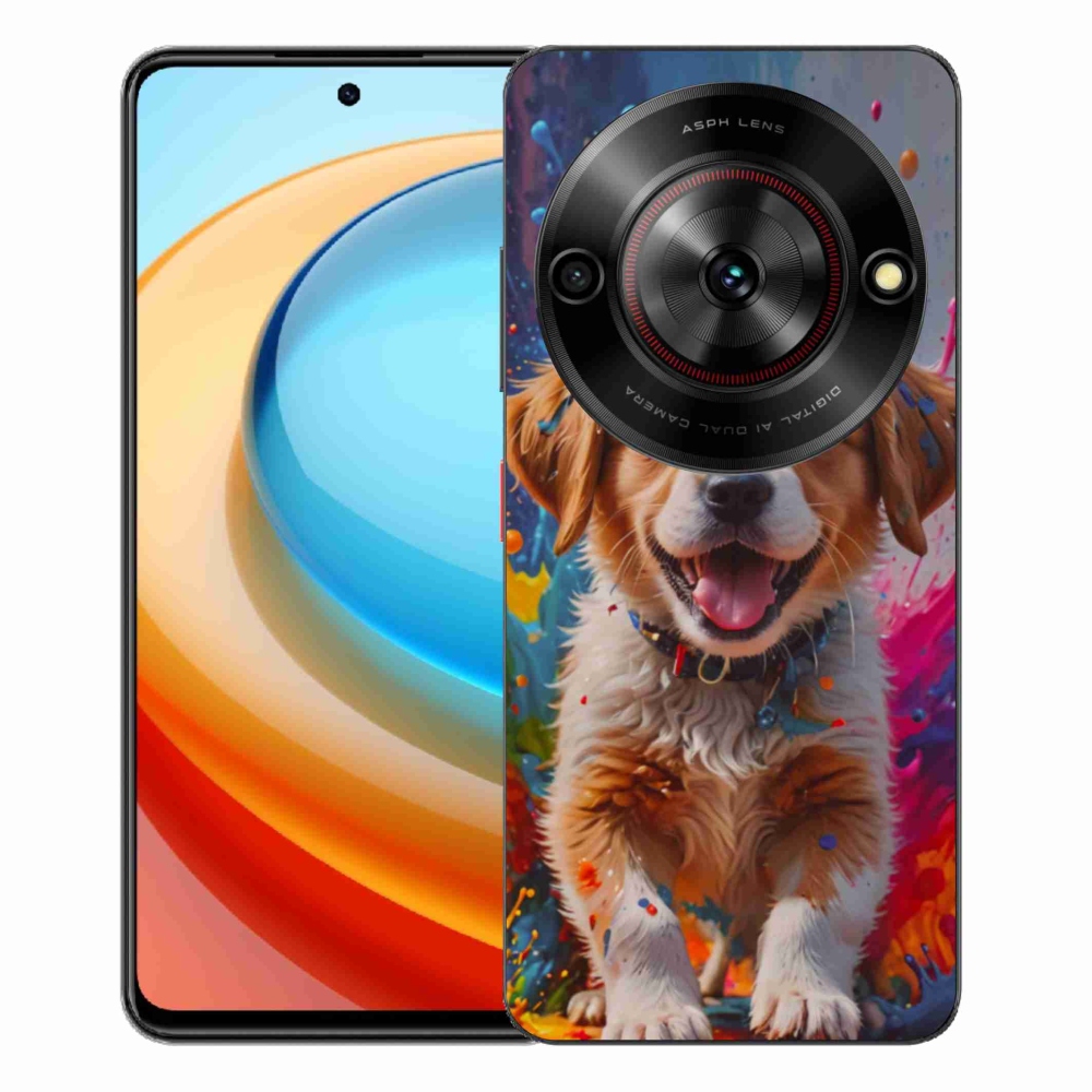 ZTE Blade A75 zselés borító mmCase - aranyos kiskutya 3