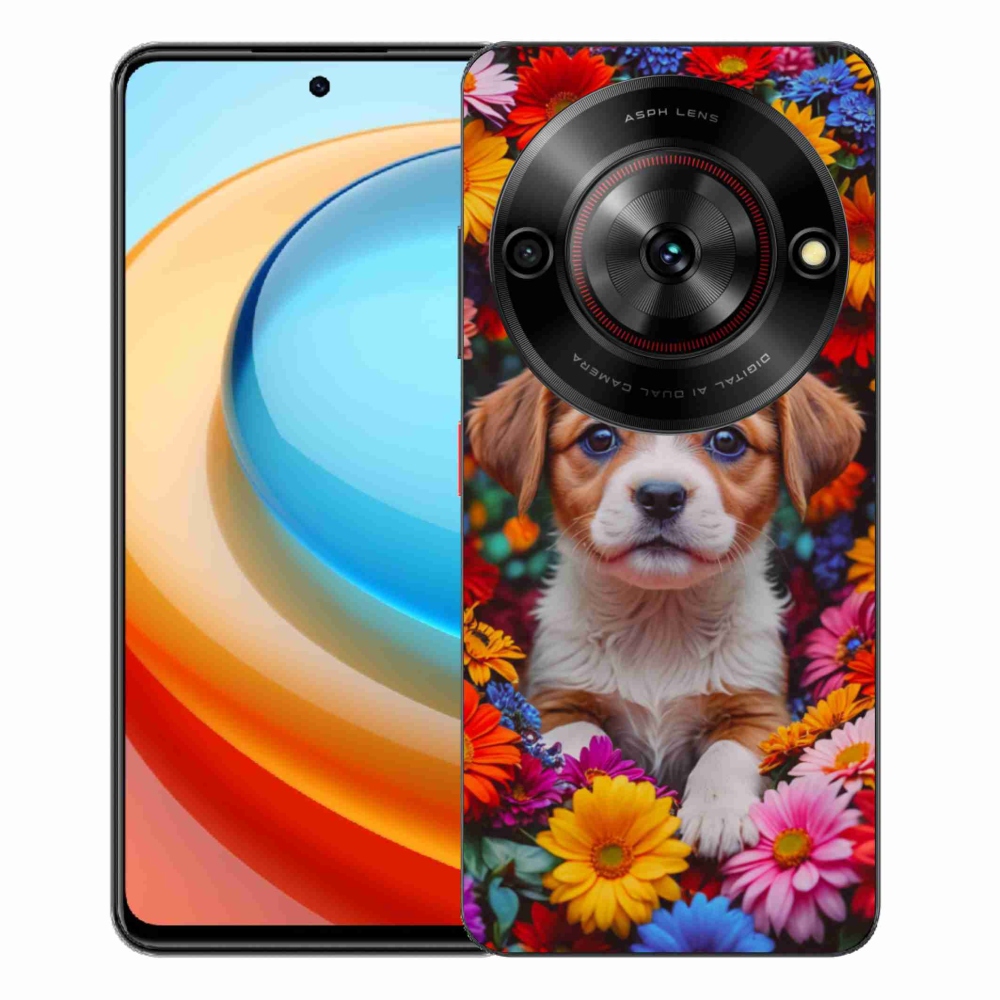 ZTE Blade A75 zselés tok mmCase - aranyos kiskutya
