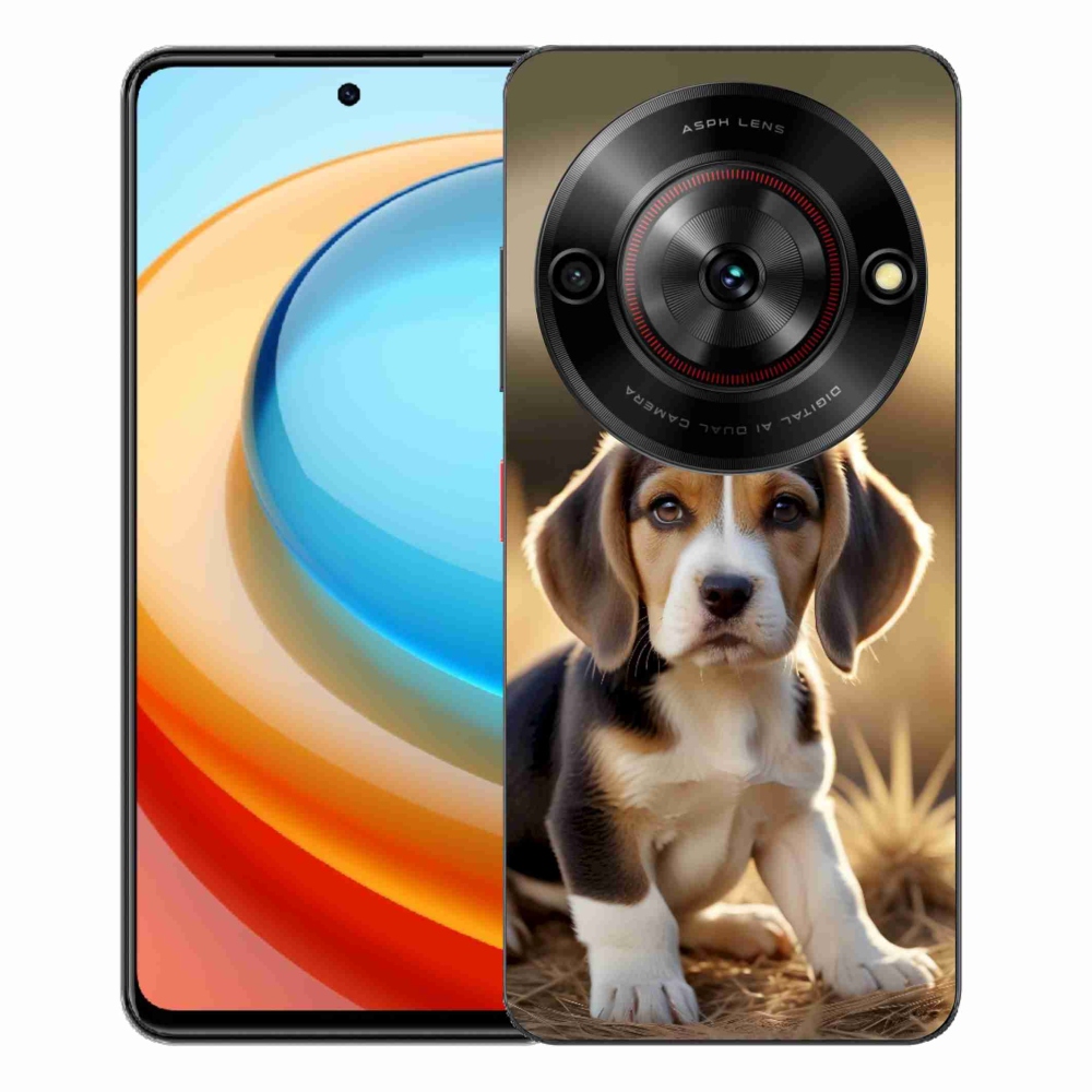 ZTE Blade A75 zselés tok mmCase - aranyos bézs színben