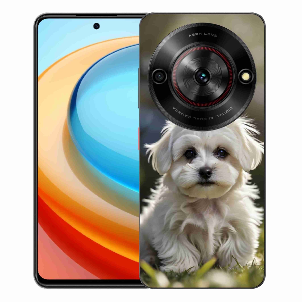 ZTE Blade A75 zselés tok mmCase - aranyos máltai kutya