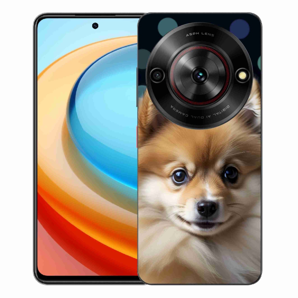 ZTE Blade A75 zselés tok mmCase - aranyos pomerániai kutya