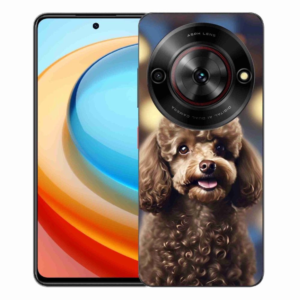 ZTE Blade A75 zselés tok mmCase - aranyos uszkár