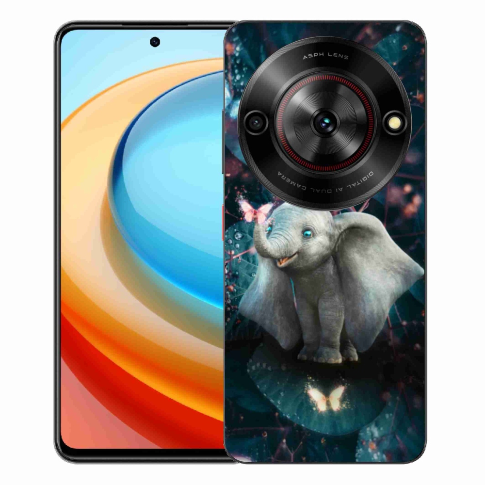 ZTE Blade A75 zselés tok mmCase - aranyos elefánt