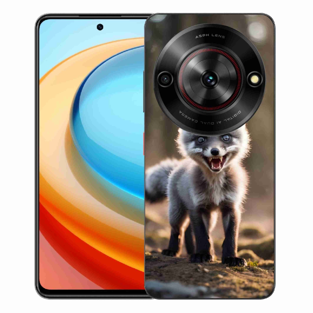 ZTE Blade A75 zselés tok mmCase - angry fox - dühös róka