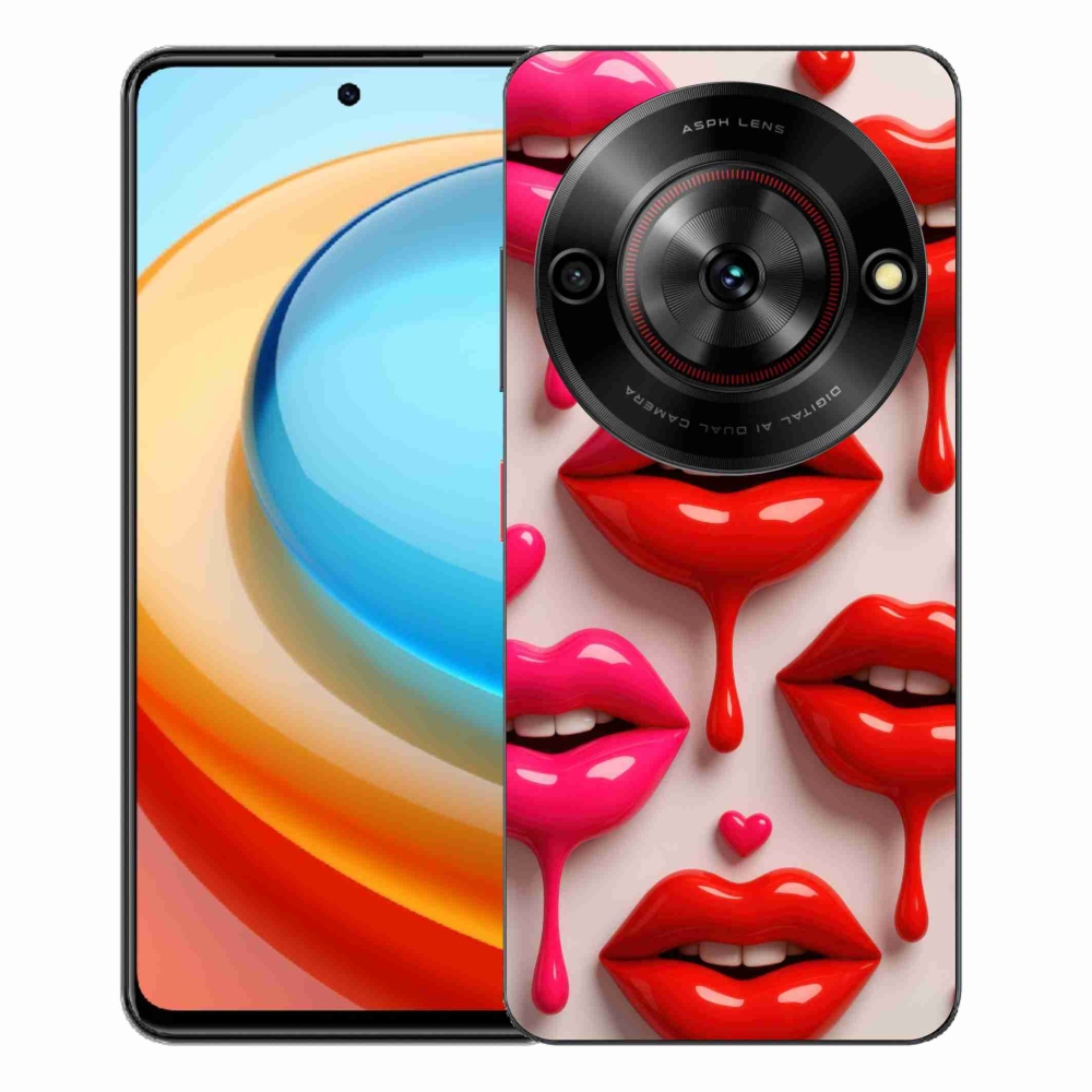ZTE Blade A75 zselés tok mmCase - ajkak 2