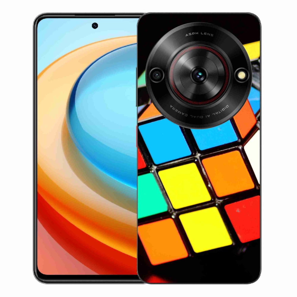 ZTE Blade A75 zselés tok mmCase - Rubik-kocka