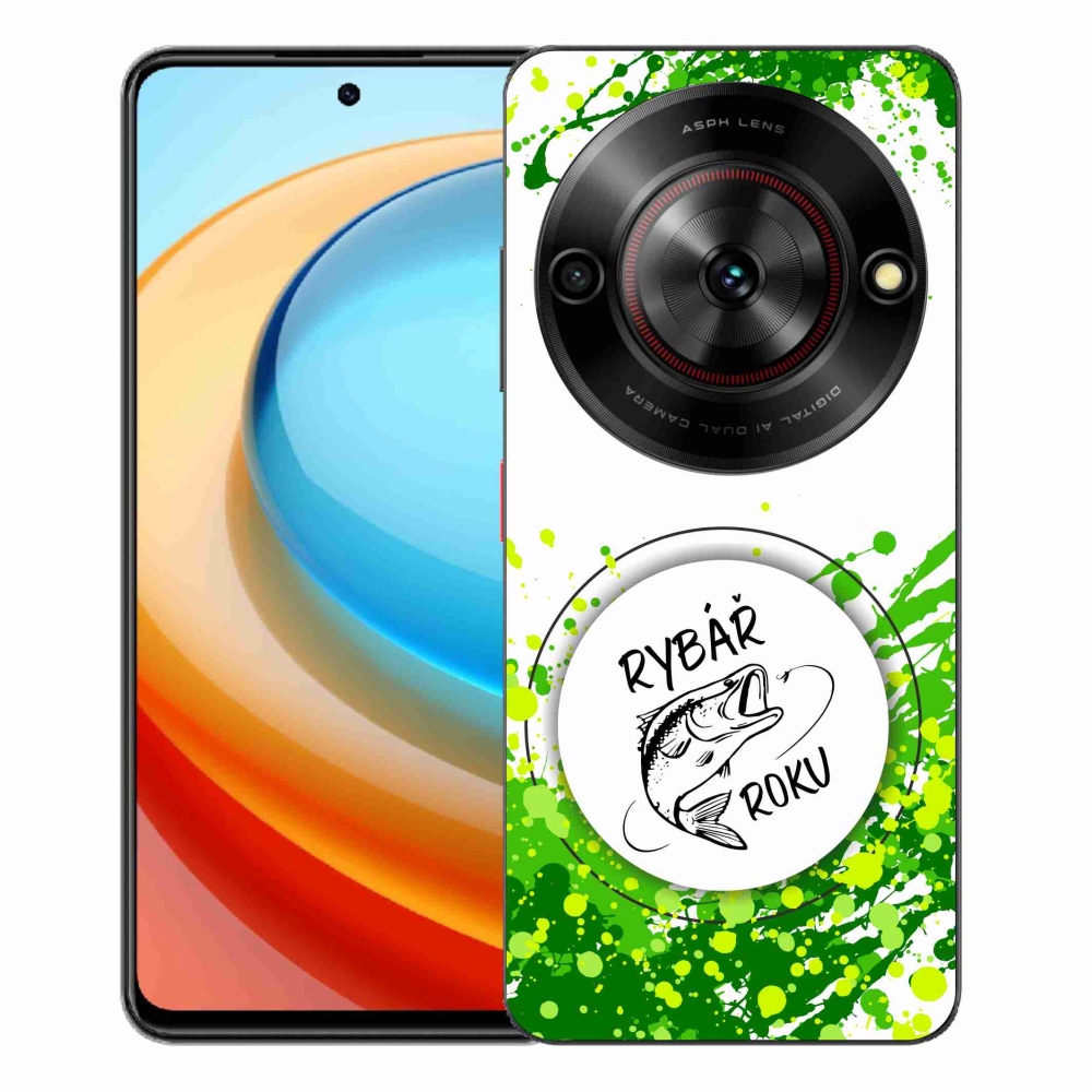 ZTE Blade A75 zselés borító mmCase - az év horgásza fehér háttérrel