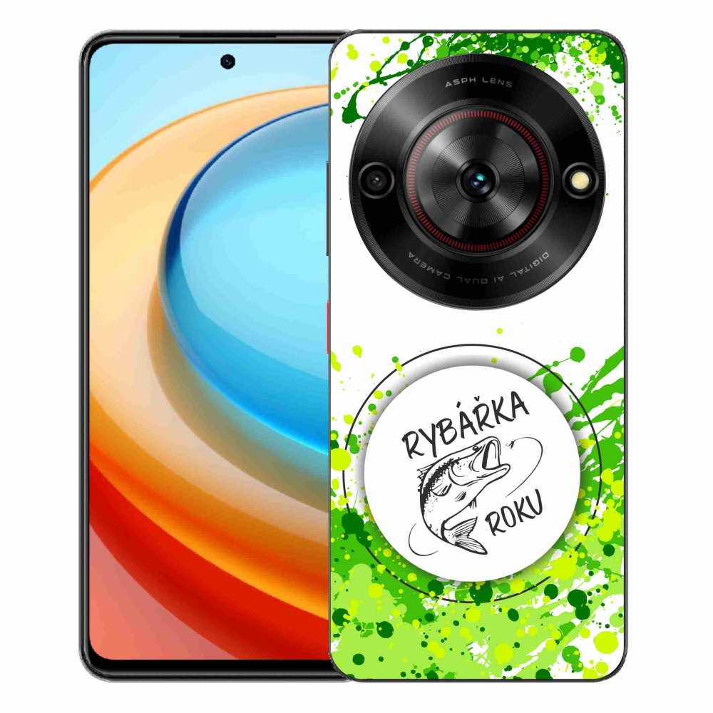 ZTE Blade A75 zselés borító mmCase - az év halásznője fehér háttérrel