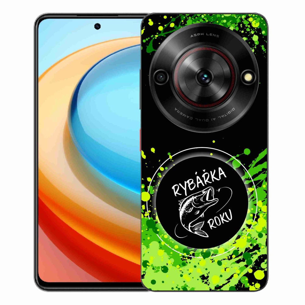 ZTE Blade A75 zselés borító mmCase - az év horgásza fekete háttérrel