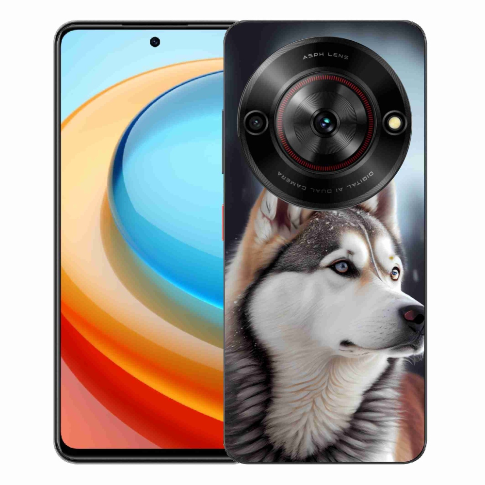 ZTE Blade A75 zselés tok mmCase - Szibériai husky